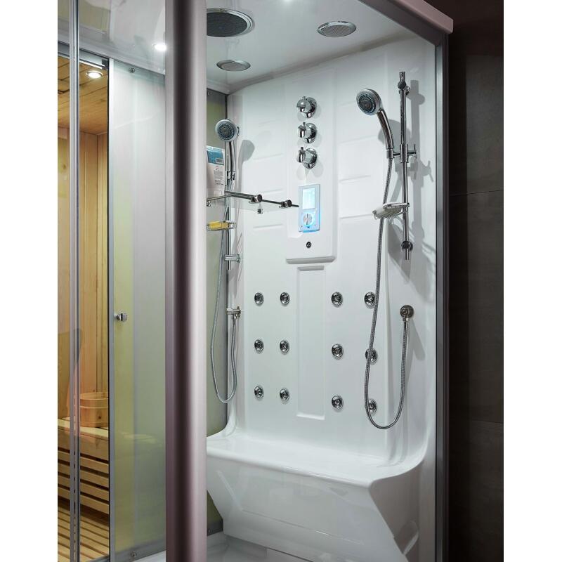 Combi Sauna Douche Hammam Boreal® SH220D - droite 1/7