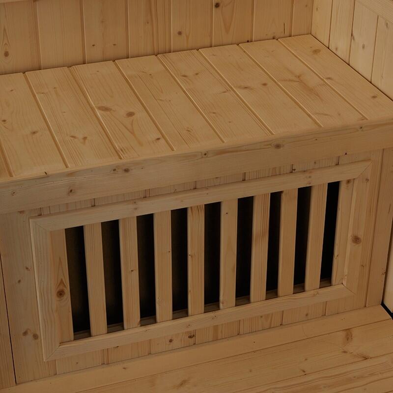 Combi Sauna Infrarouge Douche Hammam Boreal® IRH-180D - Droite 6/7