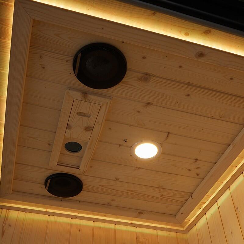 Combi Sauna Infrarouge Douche Hammam Boreal® IRH-180D - Droite 4/7