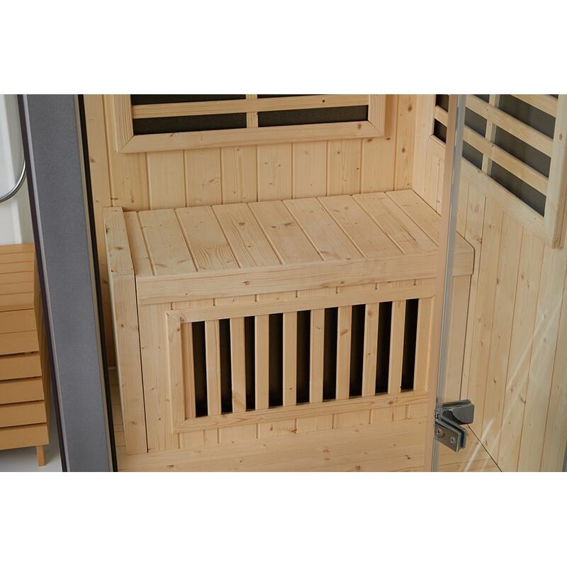 Combi Sauna Infrarouge Douche Hammam Boreal® IRH-180D - Droite 7/7