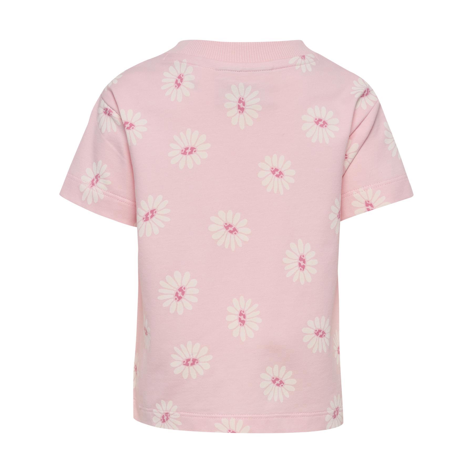 T-shirt floreale per bambini Hummel SS 3/4