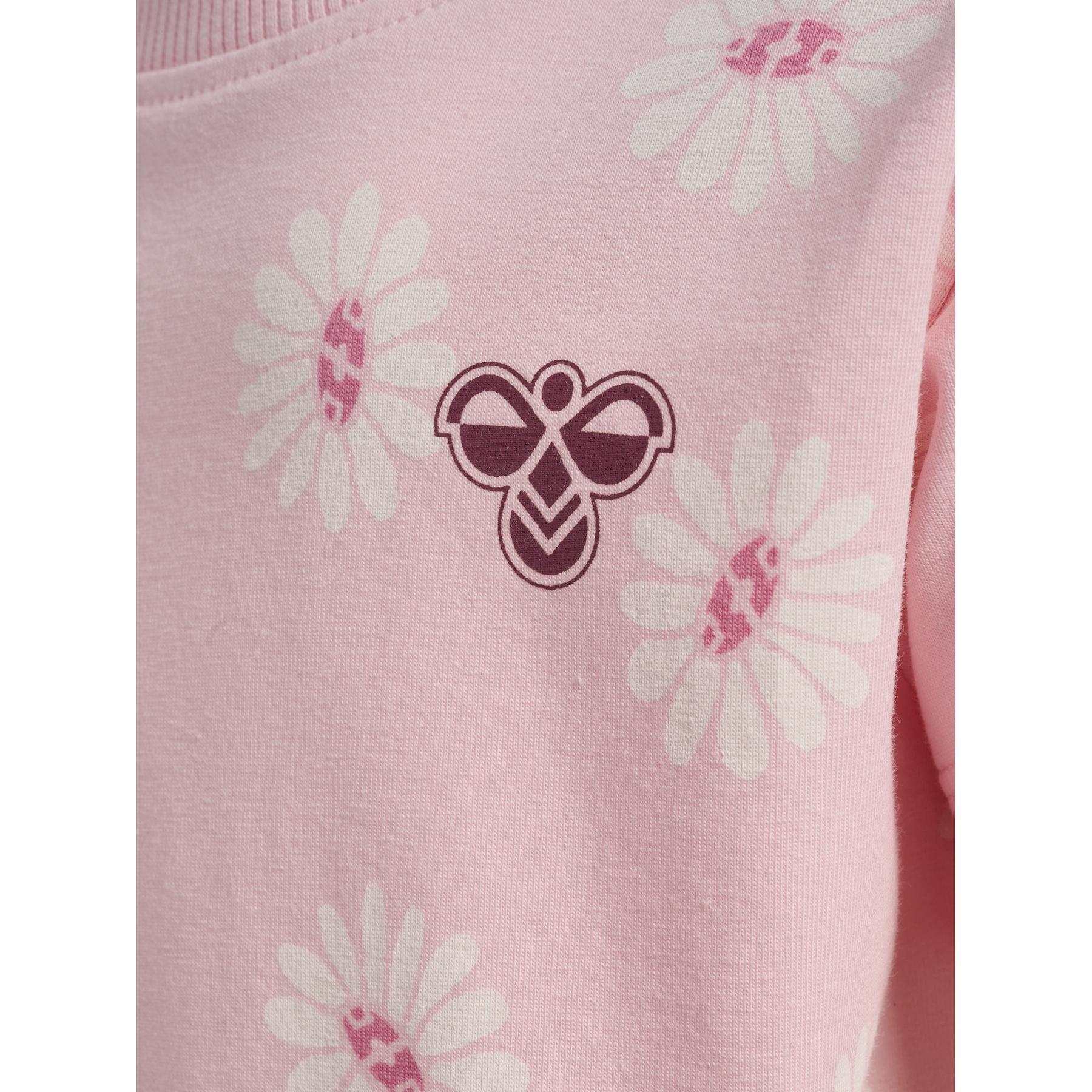 T-shirt floreale per bambini Hummel SS 4/4