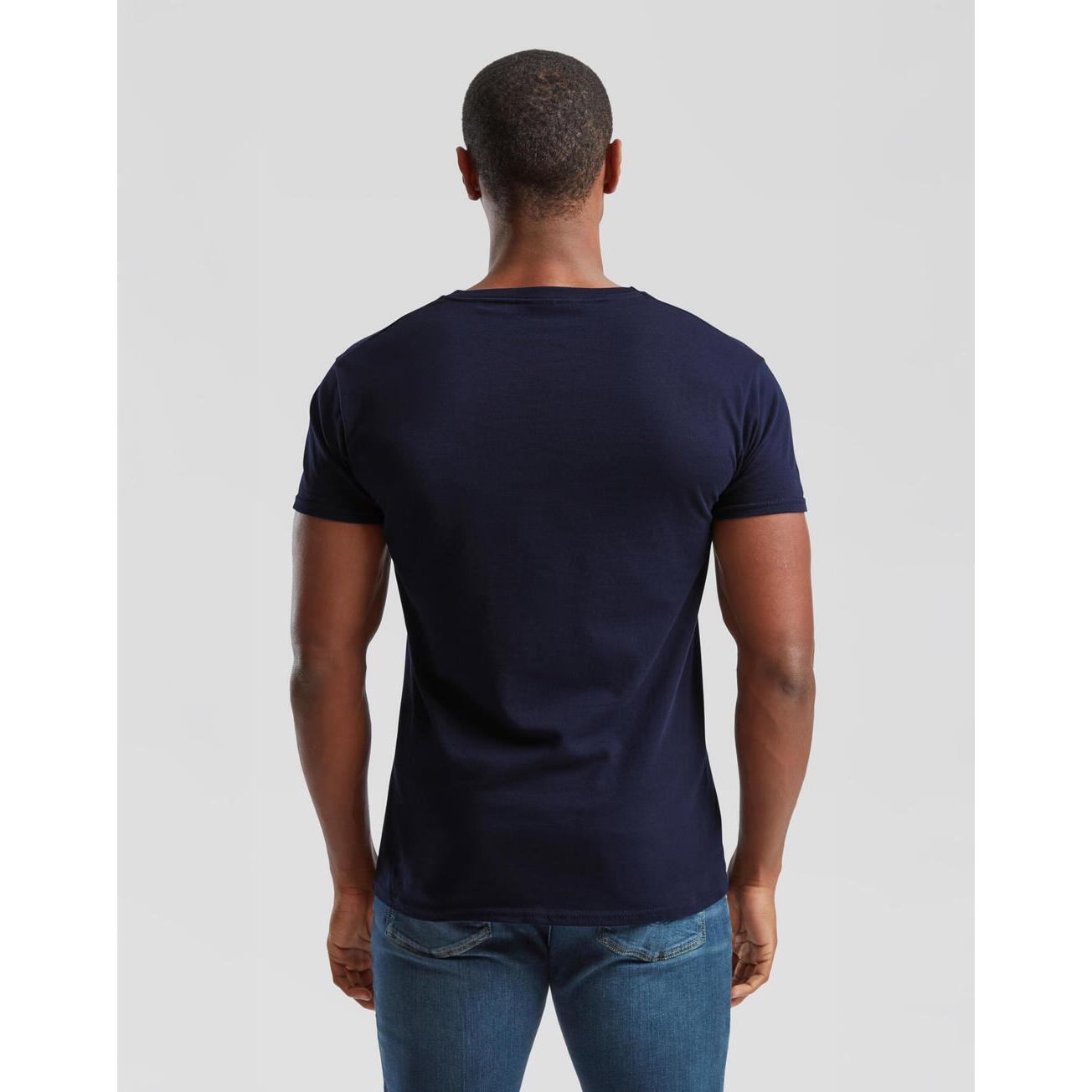 T-shirt in cotone con scollo a V Fruit of the Loom Iconic 150 5/5