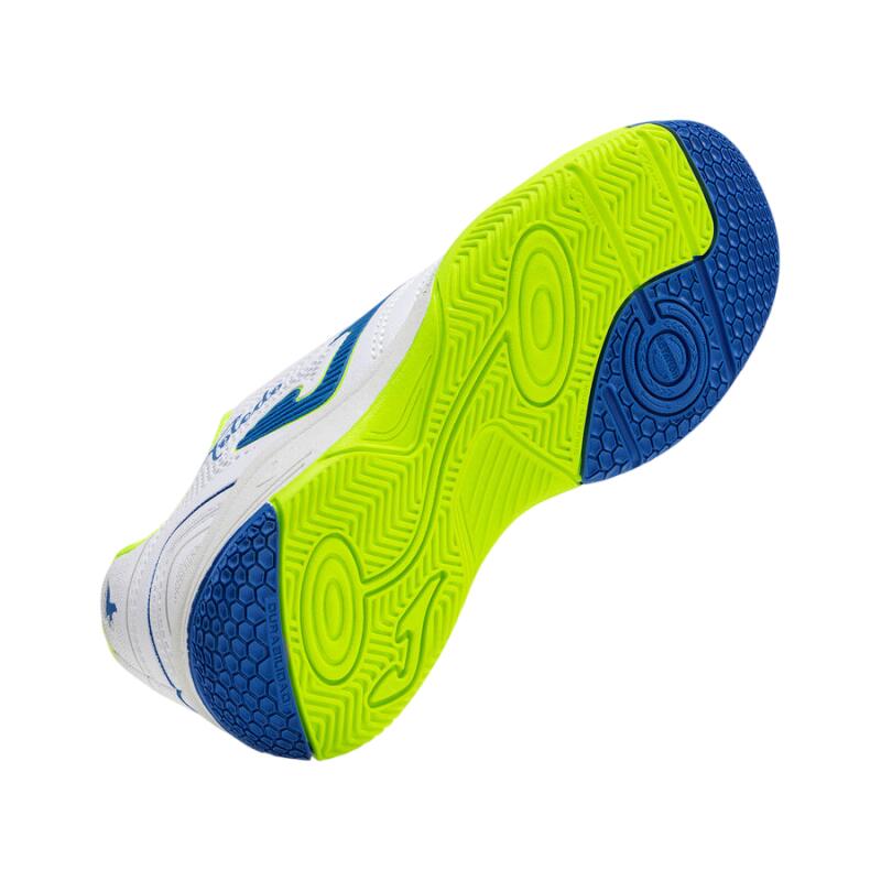 Zapatillas Fútbol Sala Niñi Joma Toledo JR 2602 Blanco Ligero 5/5
