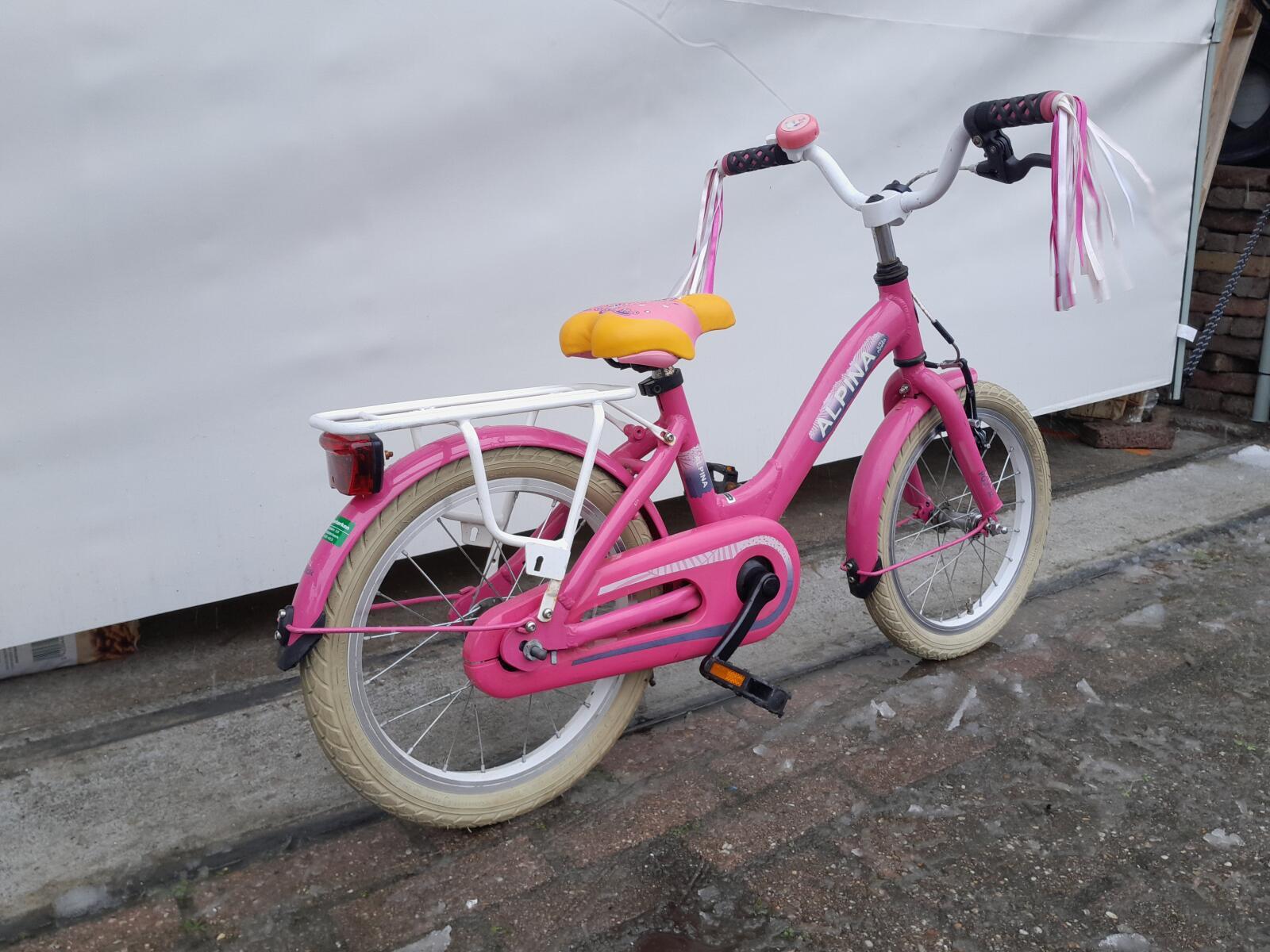 Alpina Girlpower 16" kinderfiets roze 2/5