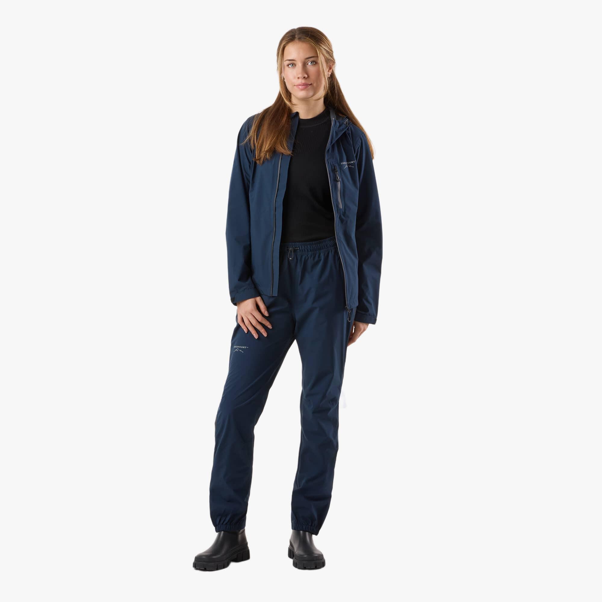 Pantaloni shell da escursionismo da donna impermeabile Abisko Shell Rain Pants 3/7