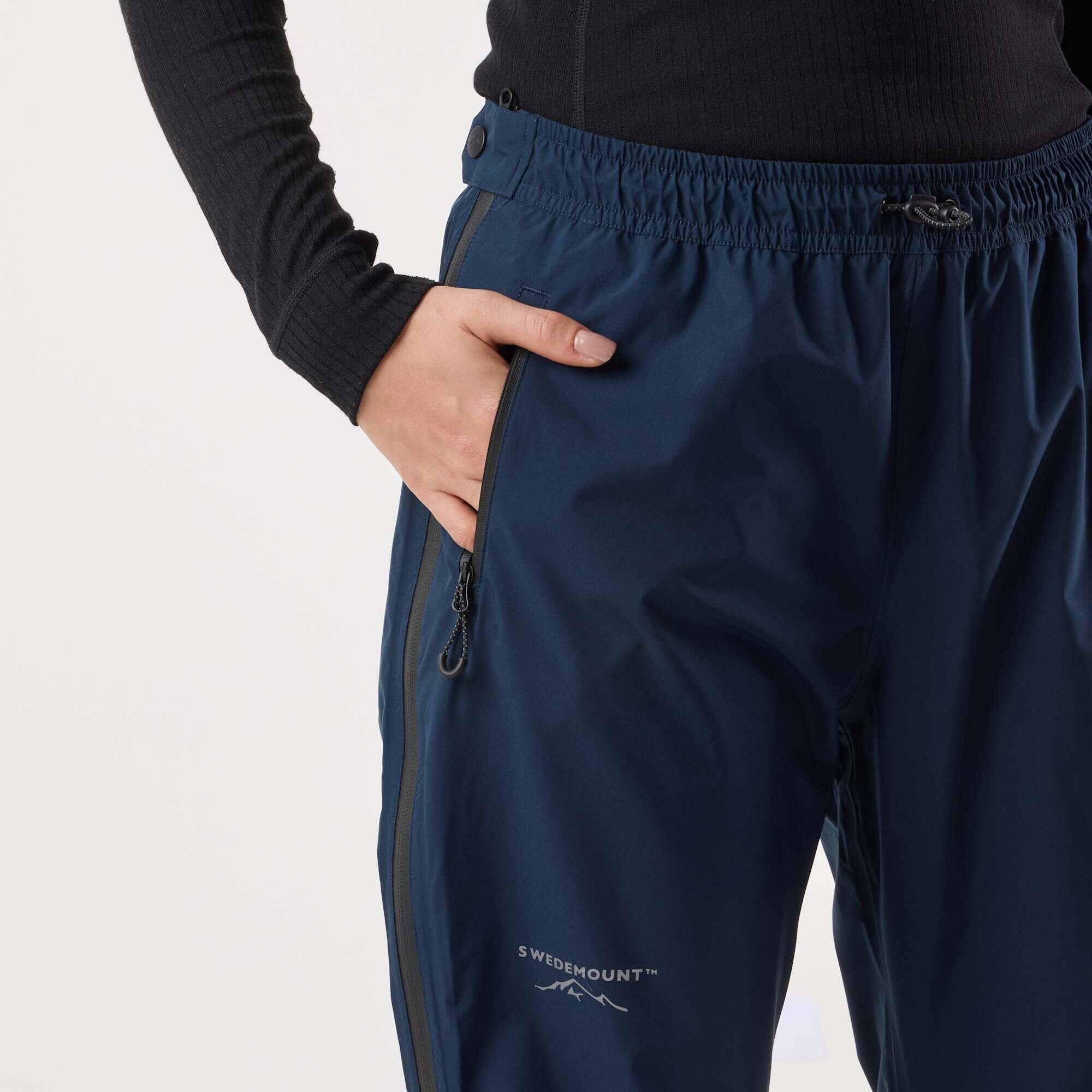 Pantaloni shell da escursionismo da donna impermeabile Abisko Shell Rain Pants 7/7