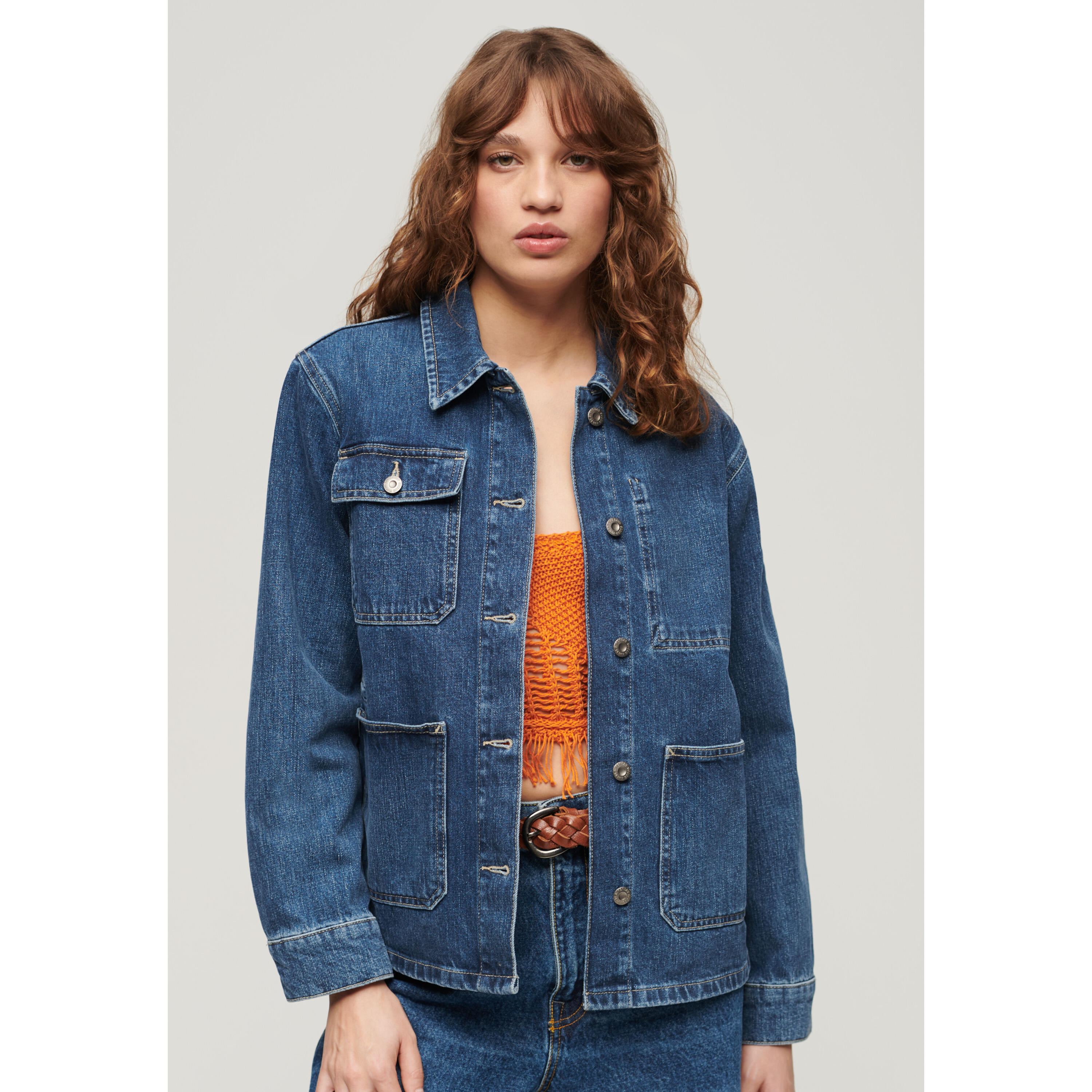 Veste en jean femme Superdry Chore 7/7