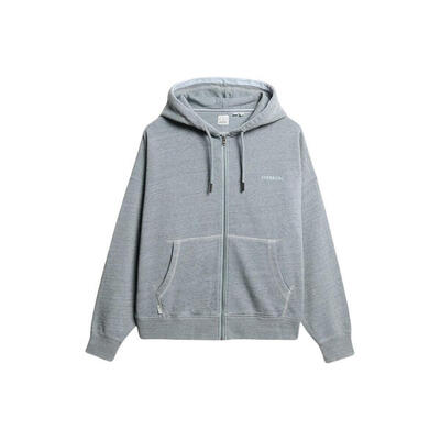 Geconfectioneerde hoodie met rits voor dames superdry logo essential