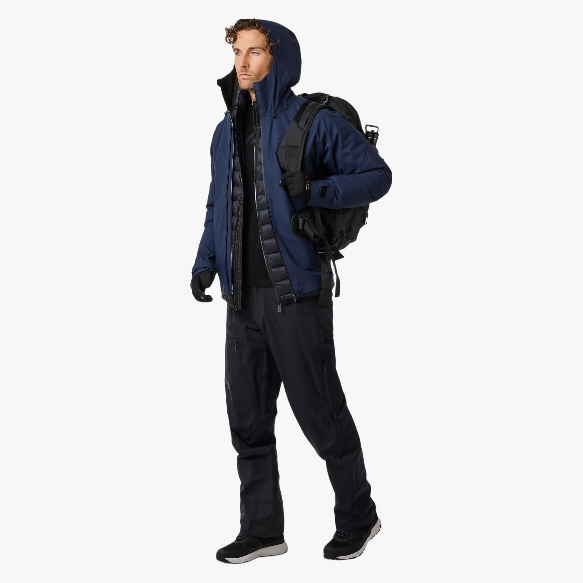 Giacca shell da escursionismo da uomo Himalaya Shell Jacket II impermeabile 3/8