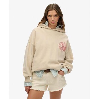 Dames hoodie oversized superdry lo-fi