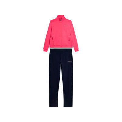 Jumpsuit met ritssluiting en hoge kraag, logo met parels