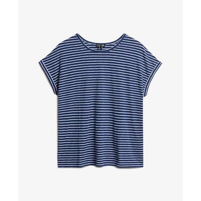 Dames-t-shirt met losse pasvorm superdry studios