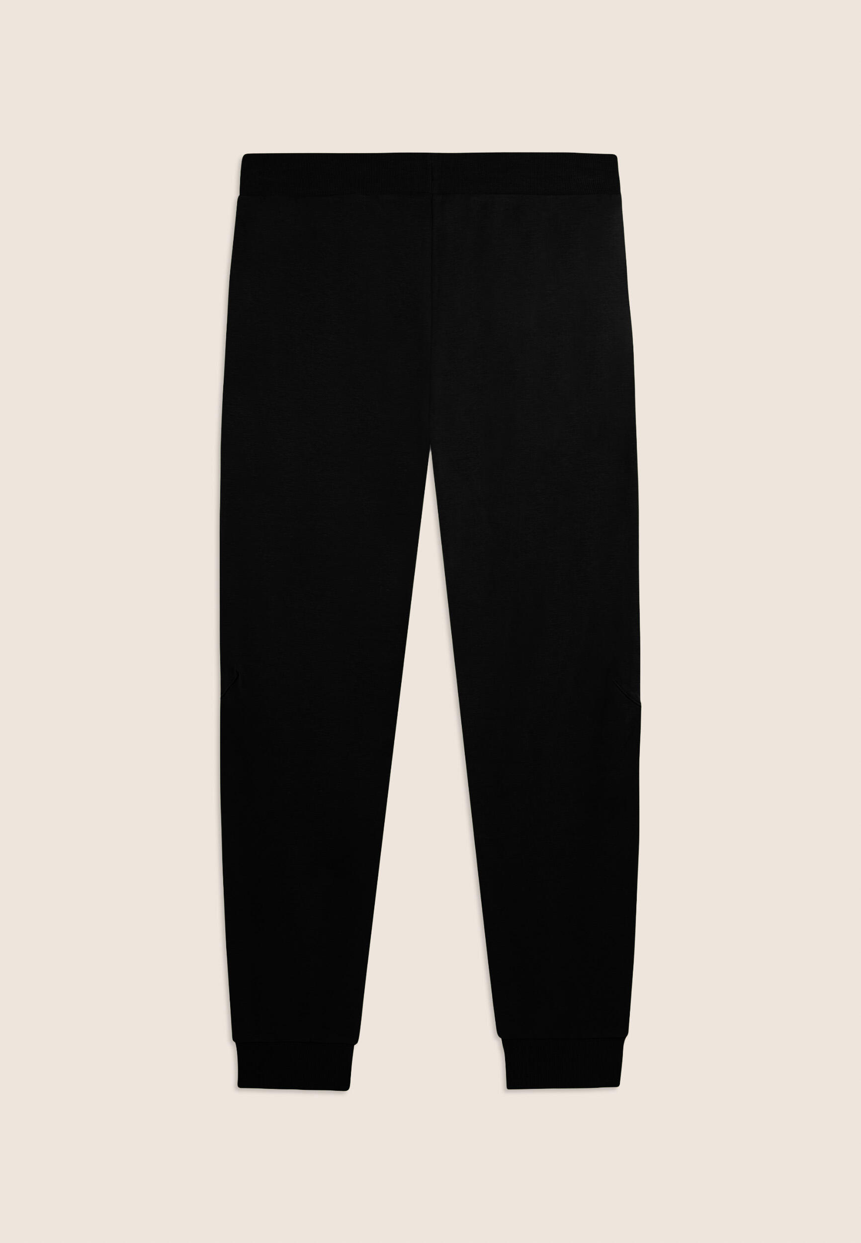 Pantaloni sportivi in cotone con inserto logato 2/3