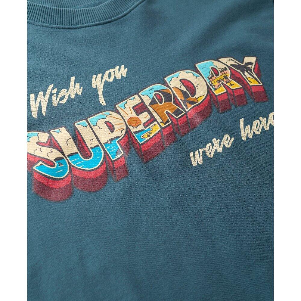 Sweatshirt à motif Superdry Travel Postcard 6/6