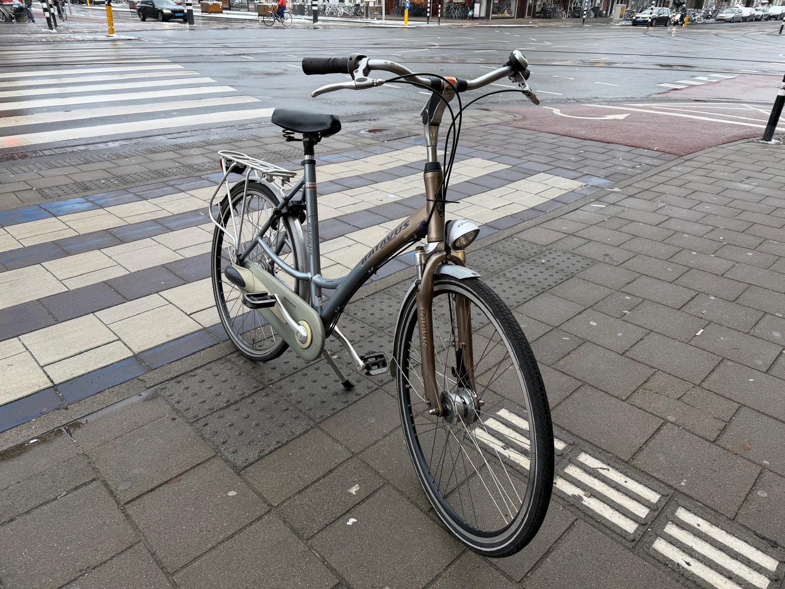 Batavus lage instap stadsfiets bike, metal/grijs 3/5