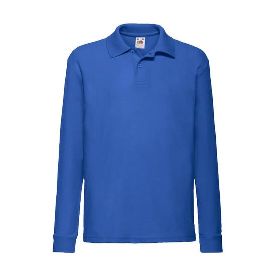 Polo manches longues enfant Fruit of the Loom