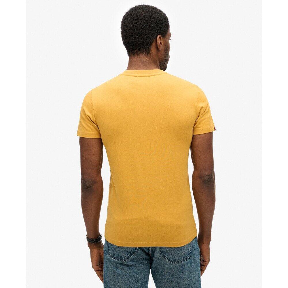 T-shirt bawełniany z logo Superdry Essential 3/4