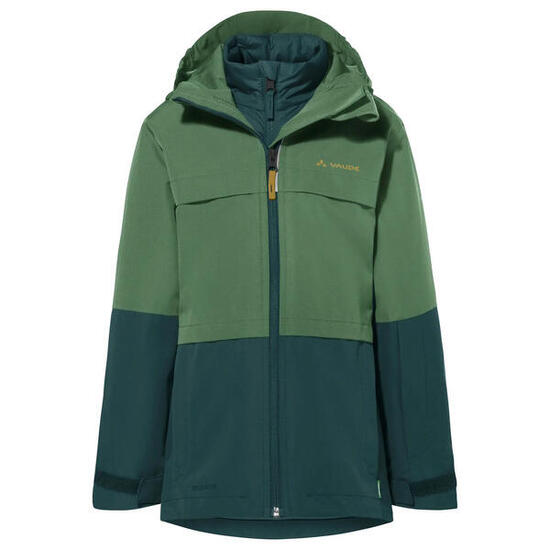 3-in-1 waterdichte kinderjas met capuchon VAUDE CupIII