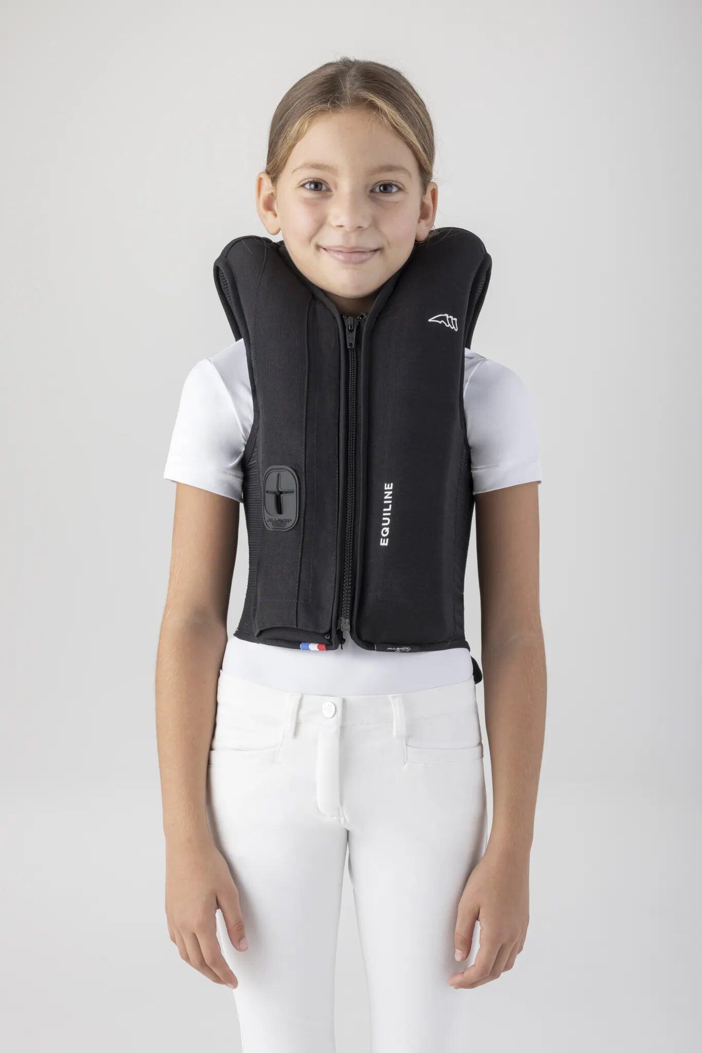 Gilet Airbag Junior avec protecteur dorsal - Equiline 2/5