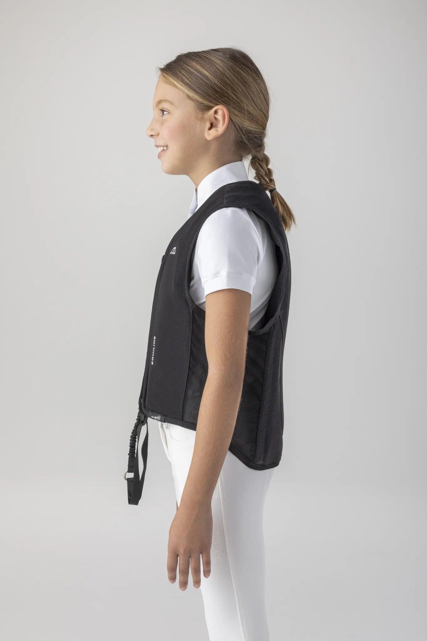 Gilet Airbag Junior avec protecteur dorsal - Equiline 4/5