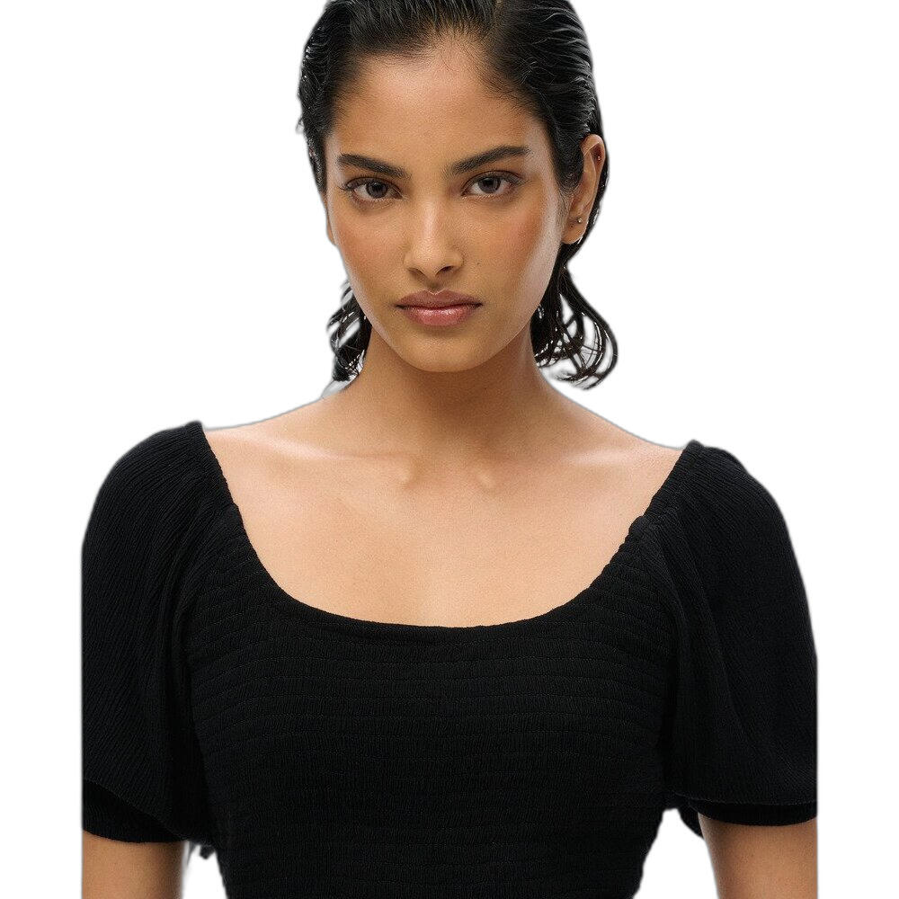 T-shirt femme Superdry Smocked Woven 5/6