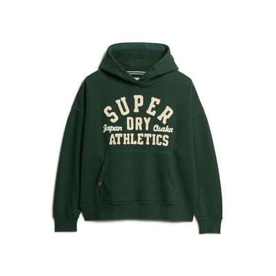 Dames hoodie oversized superdry athletic essentials