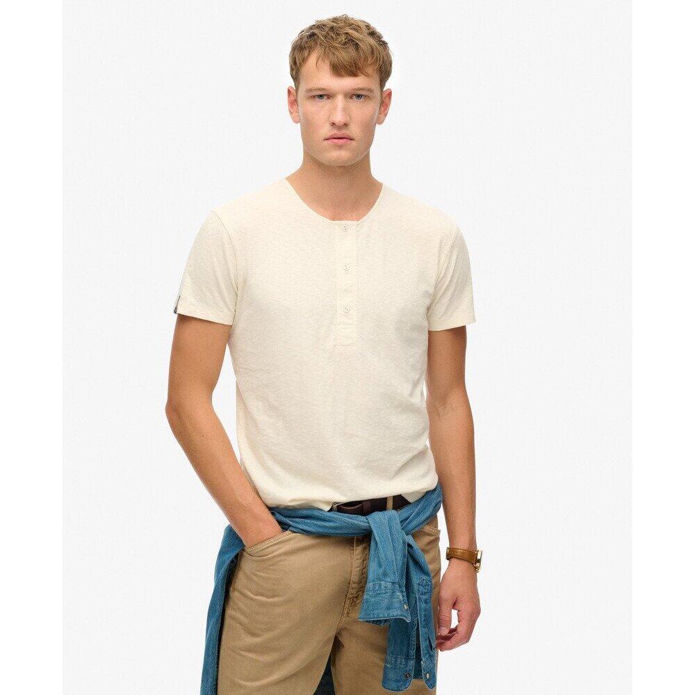 T-shirt met een tunisianekraag Superdry Merchant Store 3/6