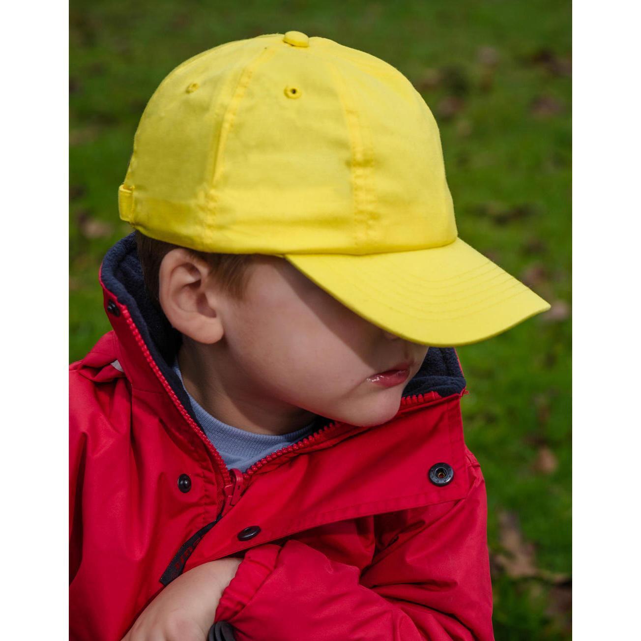 Casquette de baseball en coton sergé enfant Result Low Profil 3/3