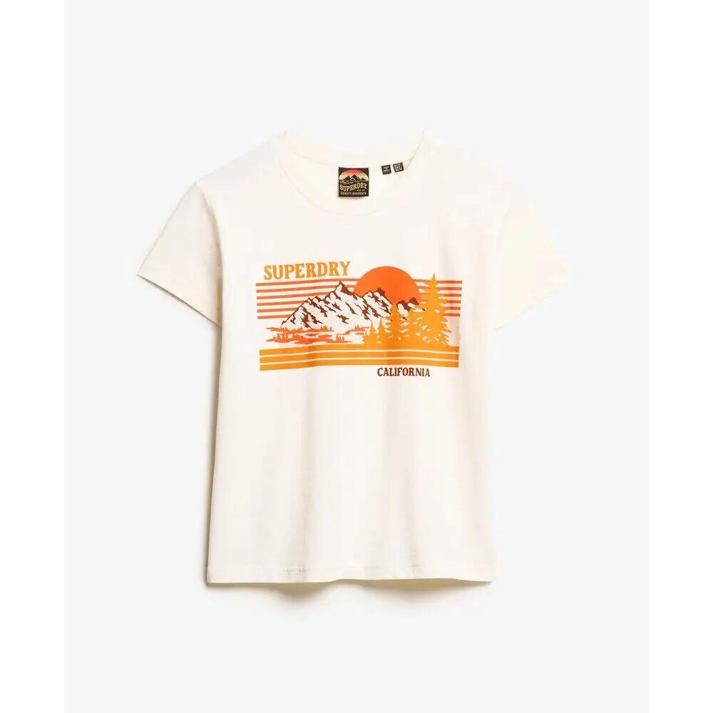 T-shirt ajusté à rayures femme Superdry Outdoor 1/6
