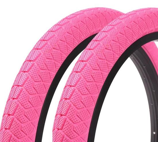 BMX Reifen SET KENDA 20 Zoll x 1,95 Zoll pink