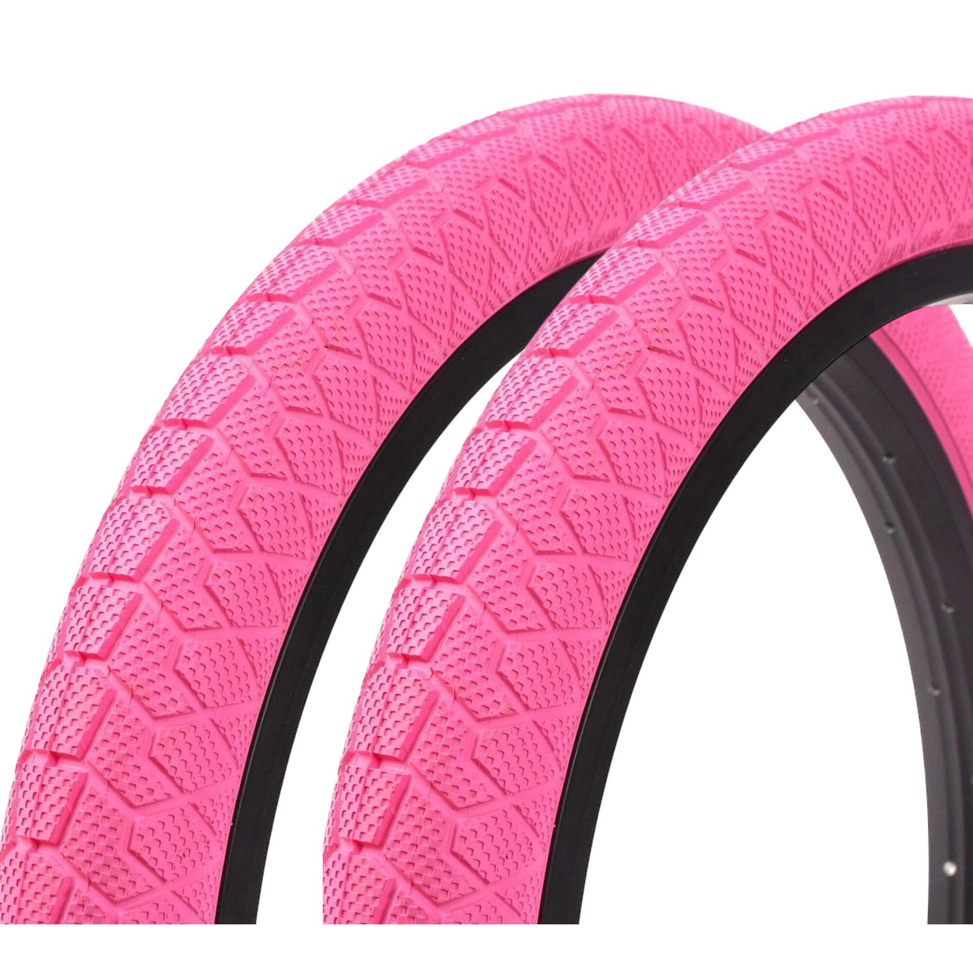 KENDA Sada plášťů BMX KENDA 20 palců x 1,95 palce růžové