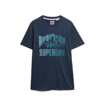 T-shirt superdry mountain rainbow