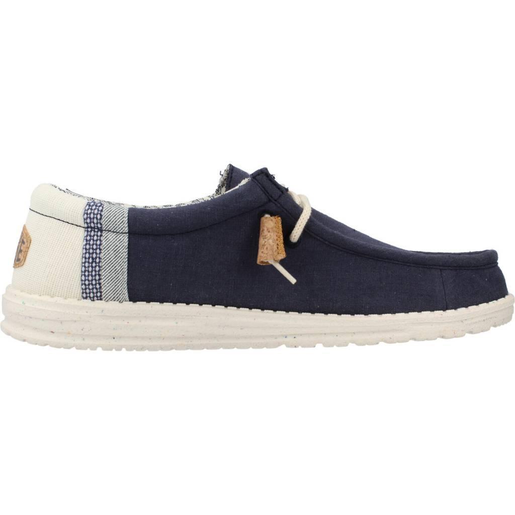 Informales Hombre Hey Dude Wally Linen Natural 4/5