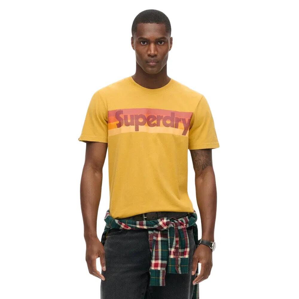 T-shirt rétro rayé à logo Superdry 2/6