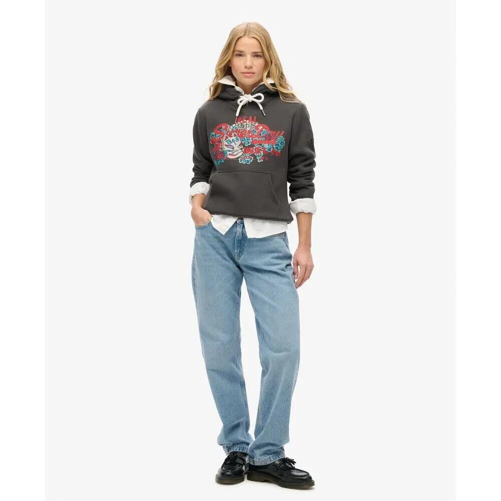 Dames Hoodie Superdry Vintage Logo Tokyo 3/5