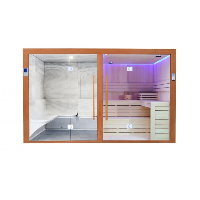 Combi Sauna Hammam Boreal® Sublimation - 8 places - 340*175*210 3/7