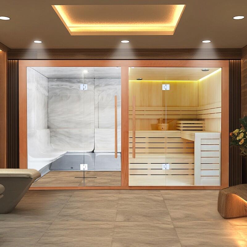 Combi Sauna Hammam Boreal® Sublimation - 8 places - 340*175*210 2/7