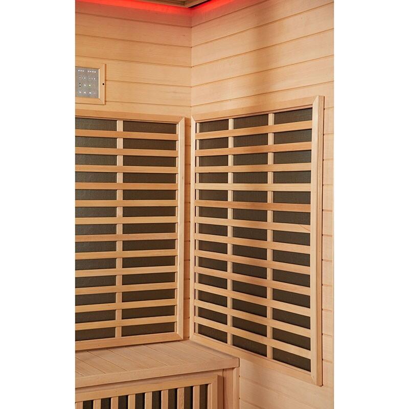 Combi Sauna Infrarouge Douche Hammam Boreal® IR-H-220D - droite 4/7