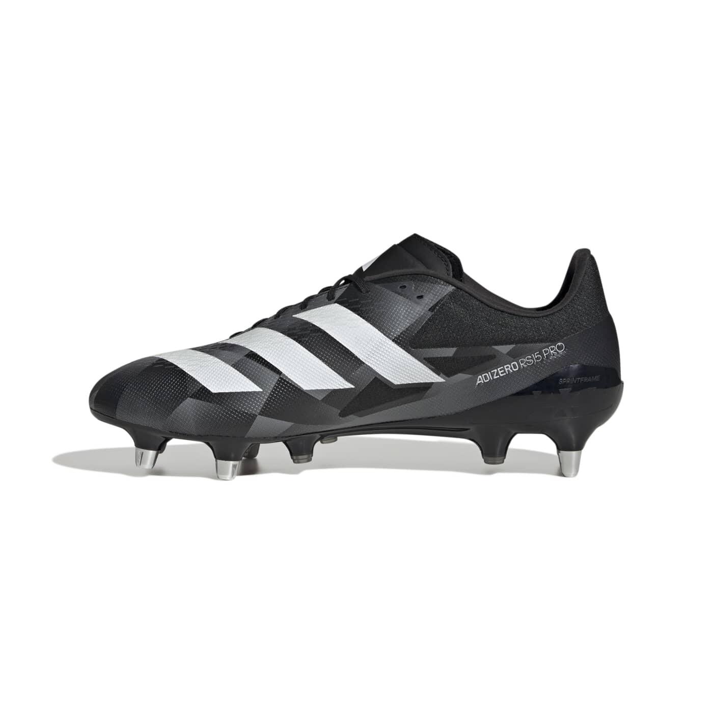シューズ  adizero RS-15 Pro SG Rugby Adidas Adizero RS15 Pro SG Rugby Boots Noir - Decathlon