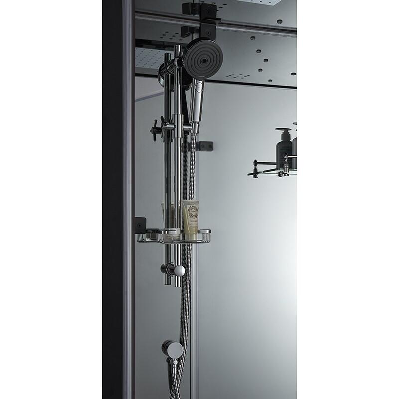 Cabine douche hammam 2 places XDUAL 160 MIRROR Archipel® - 160x90 cm 6/7