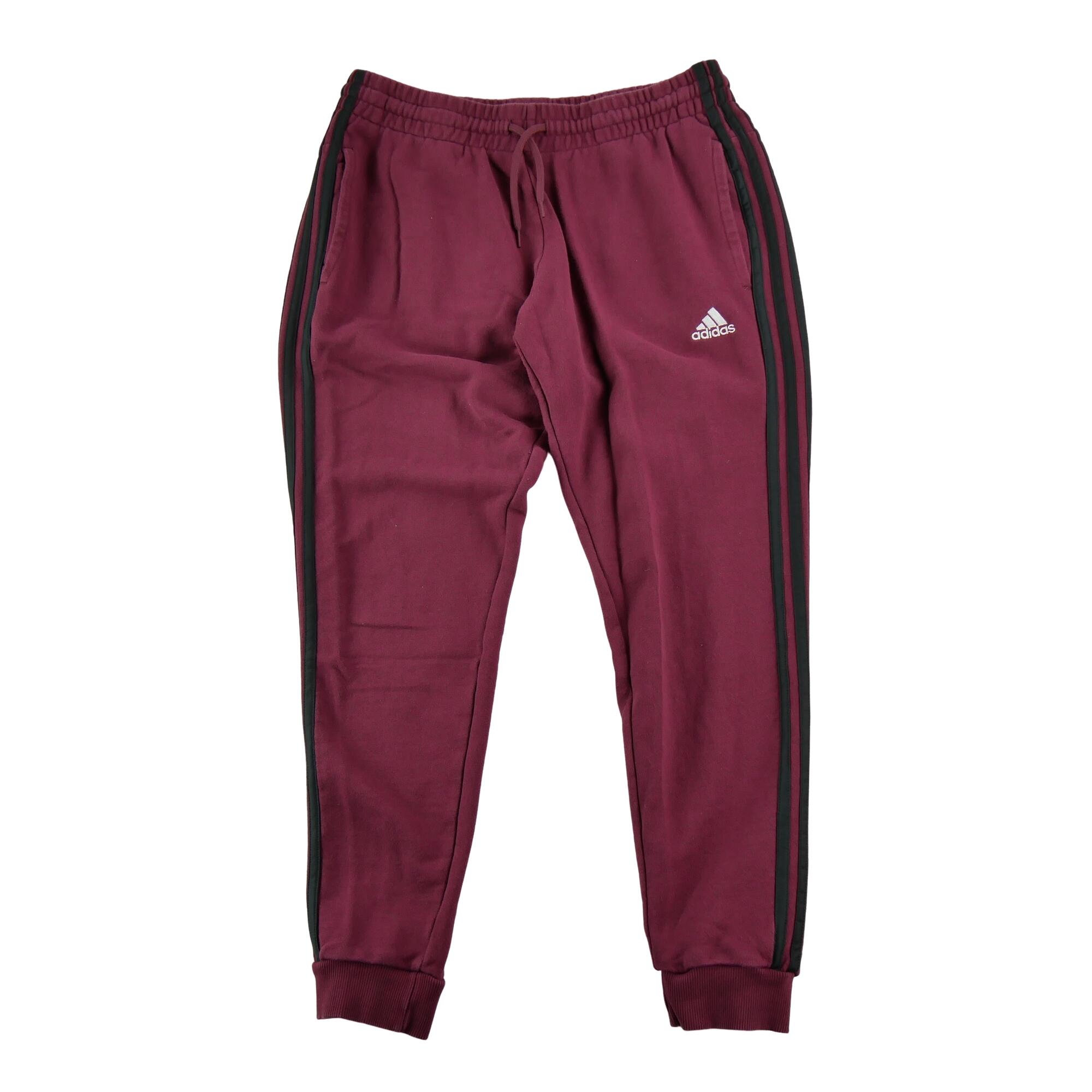 ADIDAS Reconditionné - Jogging Homme Bordeaux - Très Bon État