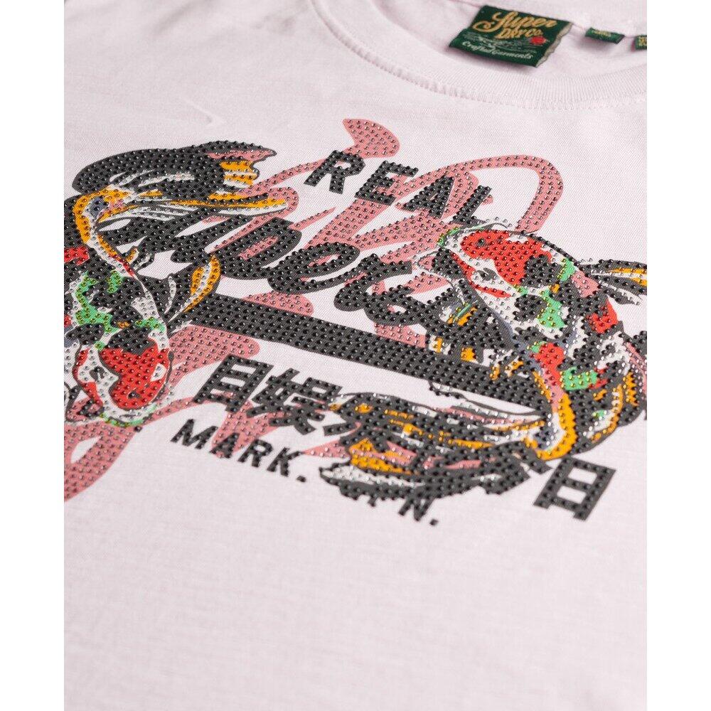 Casual T-shirt voor dames Superdry Vintage Logo Tokyo 5/5