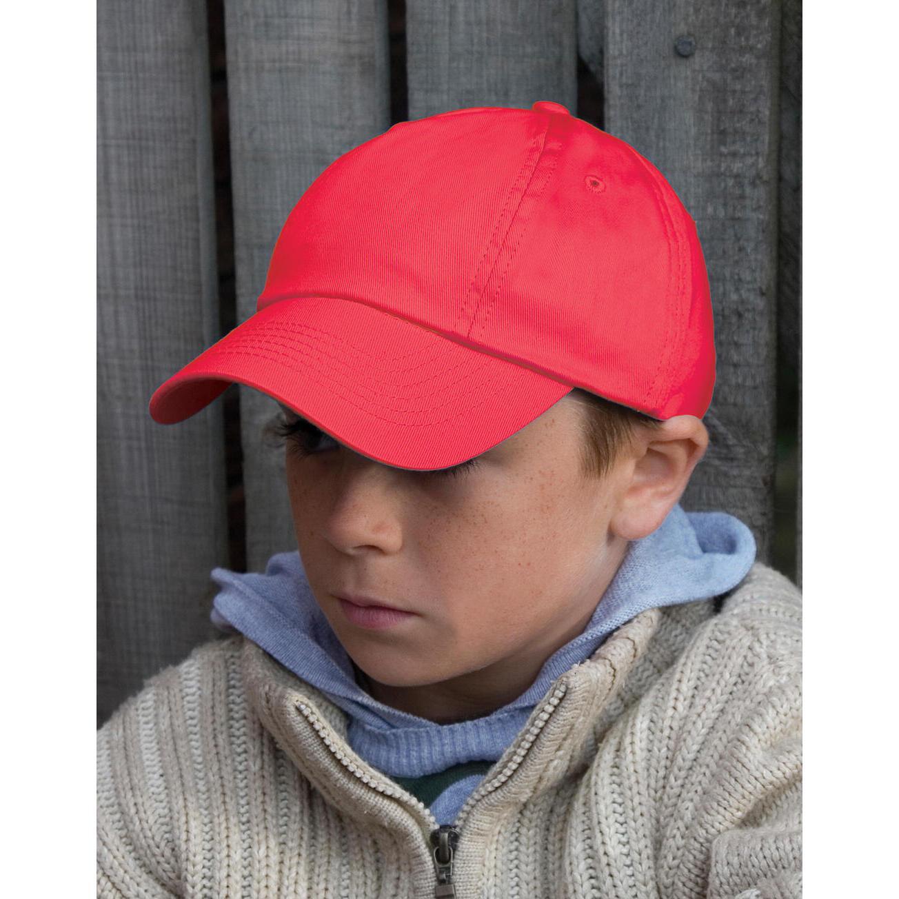 Casquette de baseball en coton sergé enfant Result Low Profil 2/2