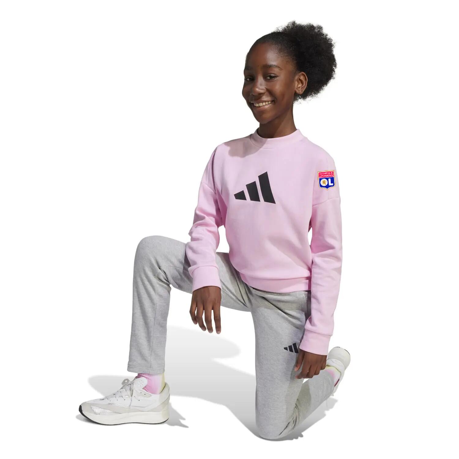 Ensemble de survêtement FI Rose et Gris Fille 5/7