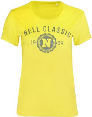 Dames t-shirt nell classic geel