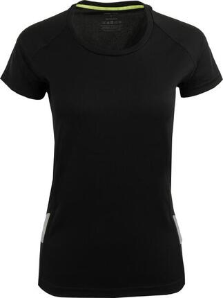 Sport-T-Shirt Pullover Damen Schwarz