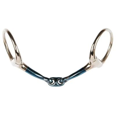 2-rings bit voor paarden met dubbele anatomische breuk harry's horse sweet iron