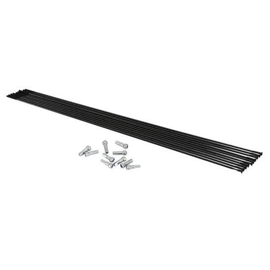 Asta in acciaio inox a testa dritta Mavic Aksium (x10)