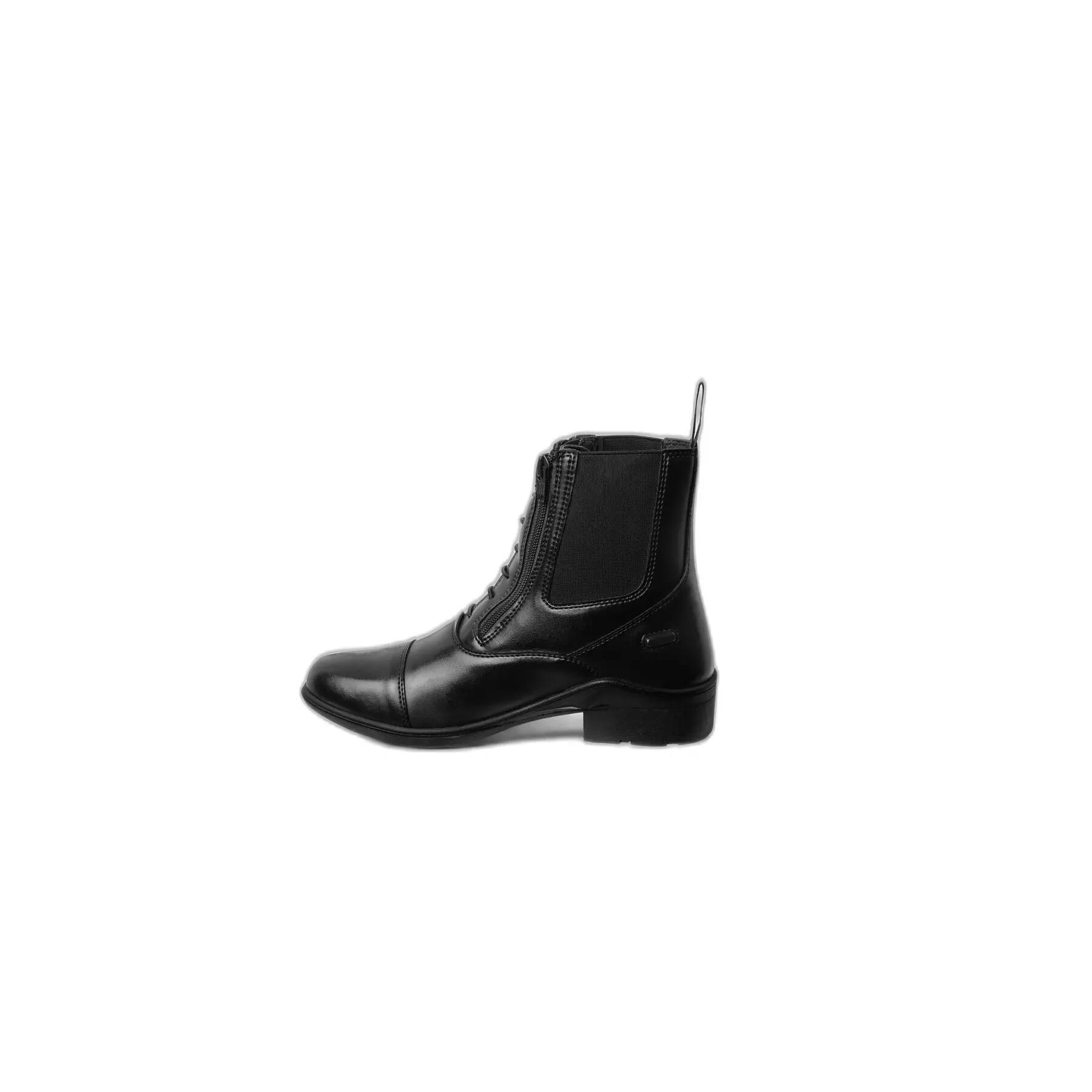 Botas de equitação com fecho duplo para mulher Horze Kingston Jodhpur 4/7